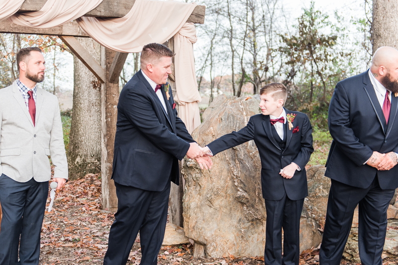 Wedding Photographers in Maryland Dulany's Overlook Frederick November