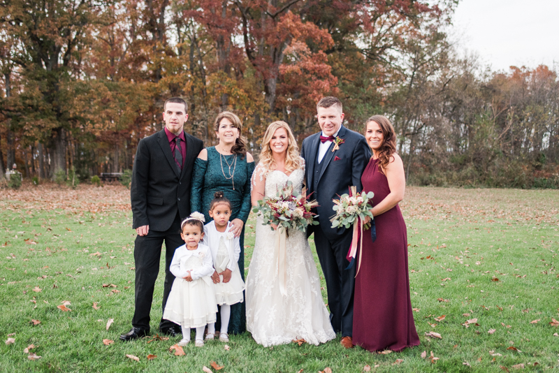 Wedding Photographers in Maryland Dulany's Overlook Frederick November