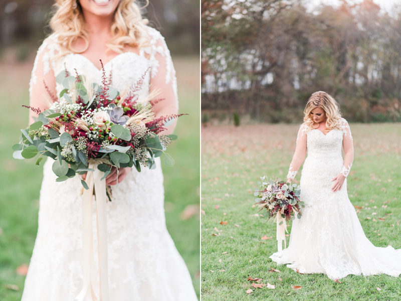 Wedding Photographers in Maryland Dulany's Overlook Frederick November