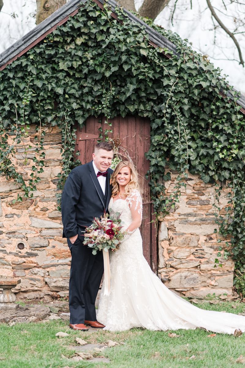 Wedding Photographers in Maryland Dulany's Overlook Frederick November