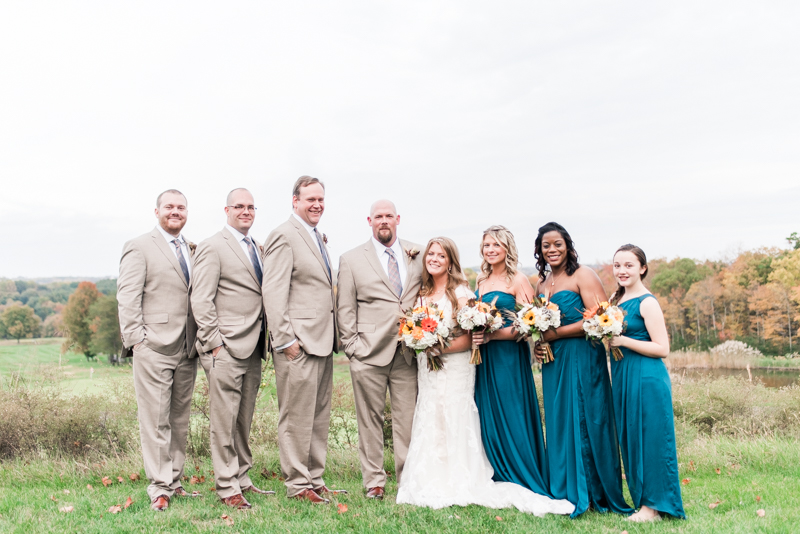 Wedding Photographers in Maryland Mountain Branch Golf Club