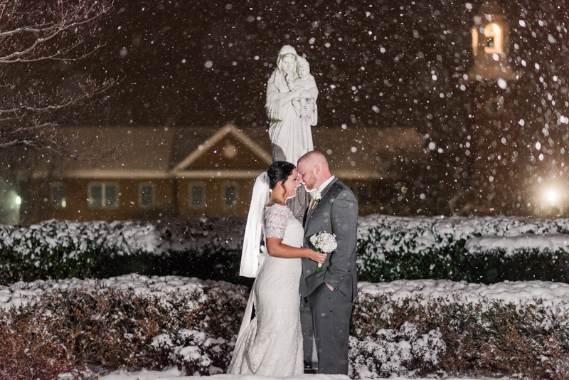 Wedding Photographers in Maryland Catonsville Halethorpe Arbutus Snow