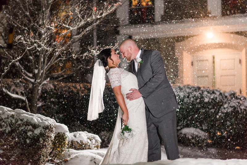 Wedding Photographers in Maryland Catonsville Halethorpe Arbutus Snow