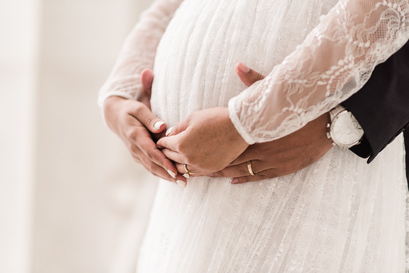 Wedding Photographers in Maryland Washington DC Maternity Session Lincoln Memorial