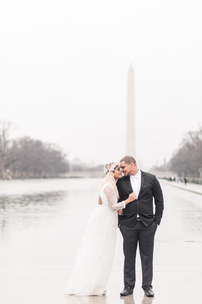 Wedding Photographers in Maryland Washington DC Maternity Session Lincoln Memorial