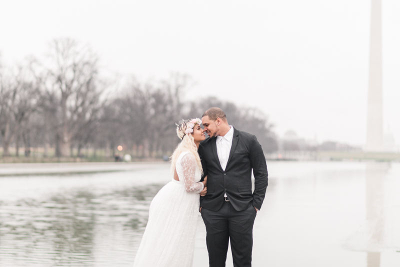 Wedding Photographers in Maryland Washington DC Maternity Session Lincoln Memorial