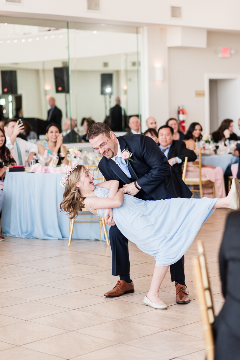 Wedding Photographers in Maryland Celebrations at the Bay Spring Bride and Groom