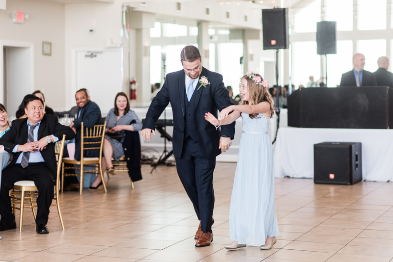 Wedding Photographers in Maryland Celebrations at the Bay Spring Bride and Groom