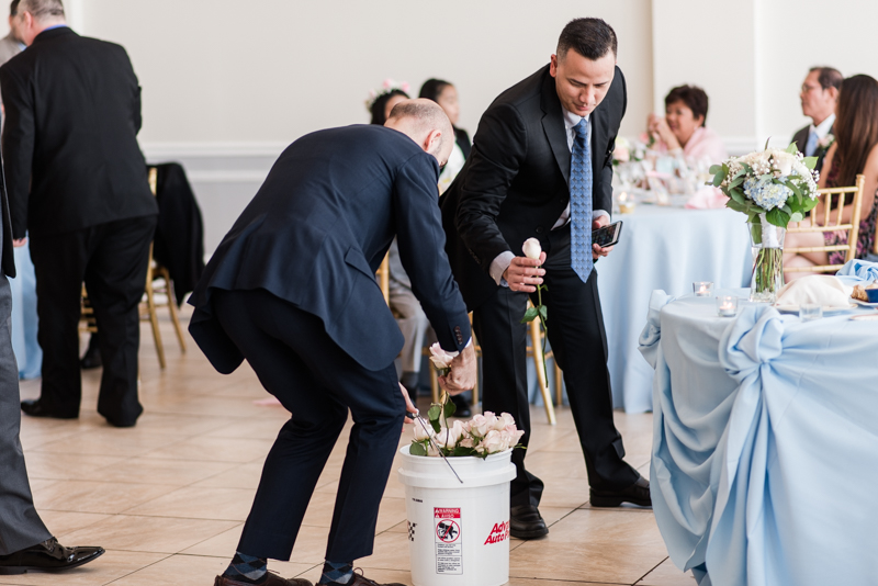 Wedding Photographers in Maryland Celebrations at the Bay Spring Bride and Groom