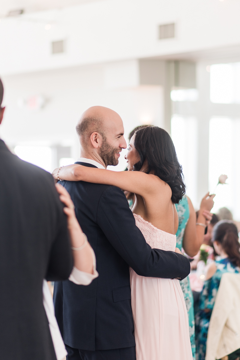 Wedding Photographers in Maryland Celebrations at the Bay Spring Bride and Groom