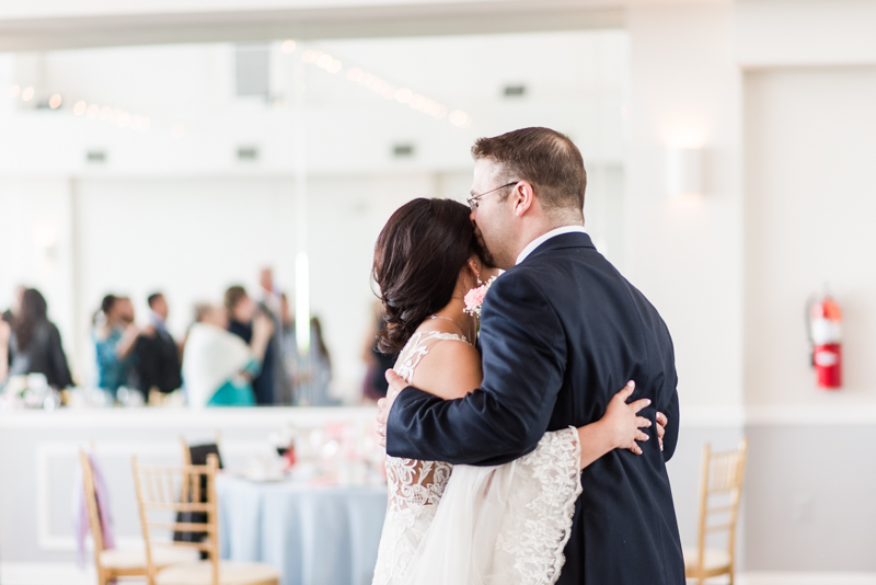 Wedding Photographers in Maryland Celebrations at the Bay Spring Bride and Groom