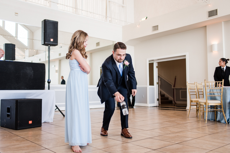 Wedding Photographers in Maryland Celebrations at the Bay Spring Bride and Groom