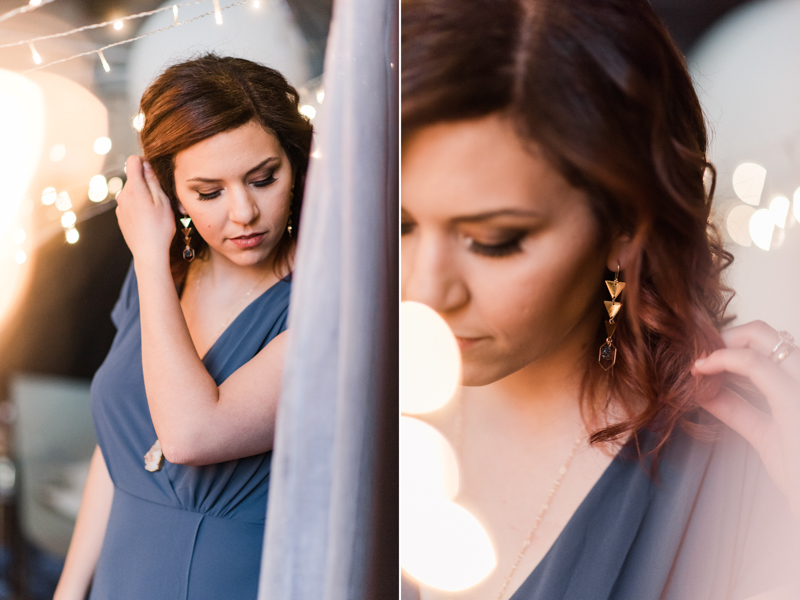 Wedding Photographers in Maryland Kusama Infinity Mirrors Galaxy Styled Shoot