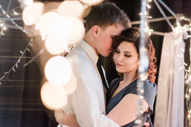 Wedding Photographers in Maryland Kusama Infinity Mirrors Galaxy Styled Shoot