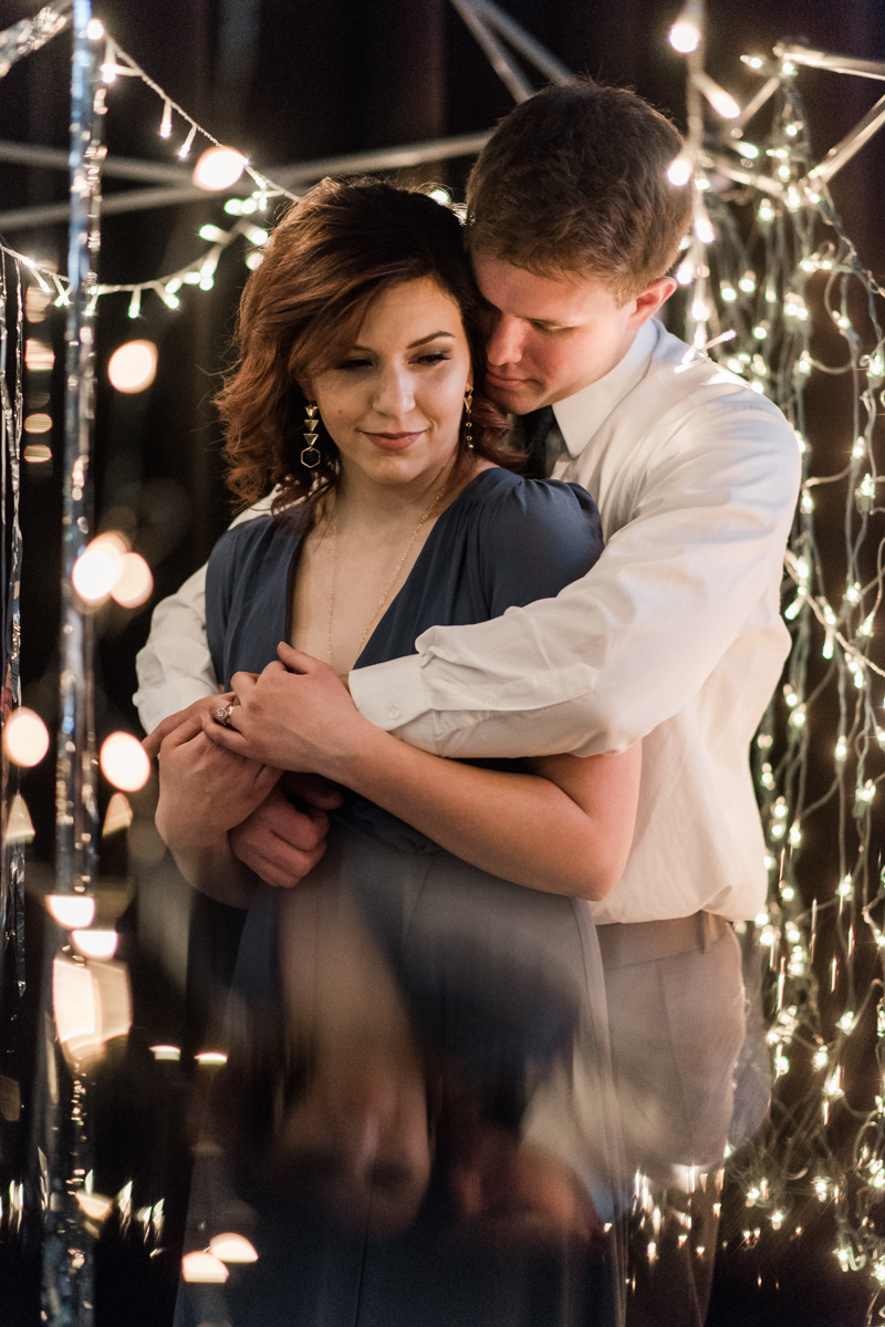 Wedding Photographers in Maryland Kusama Infinity Mirrors Galaxy Styled Shoot