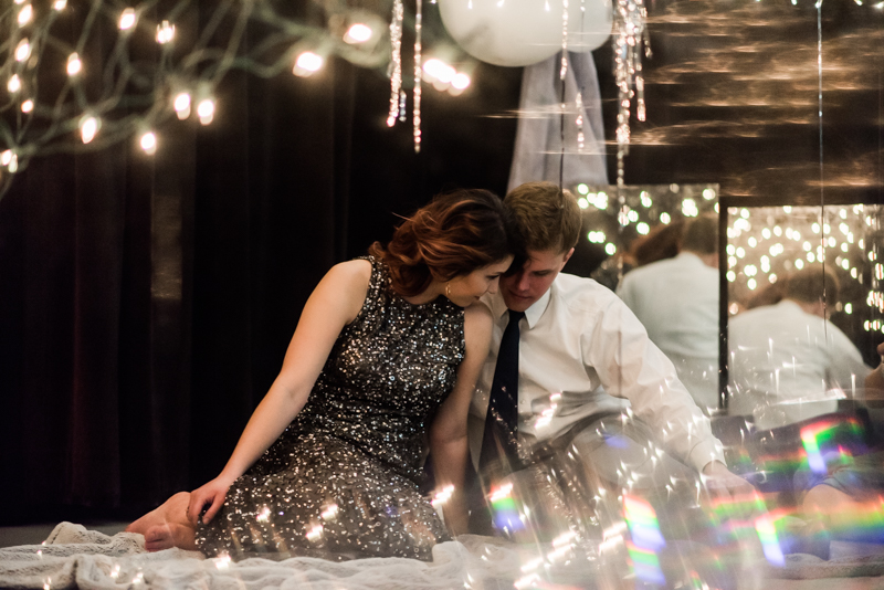 Wedding Photographers in Maryland Kusama Infinity Mirrors Galaxy Styled Shoot