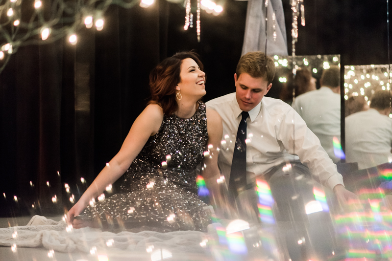 Wedding Photographers in Maryland Kusama Infinity Mirrors Galaxy Styled Shoot