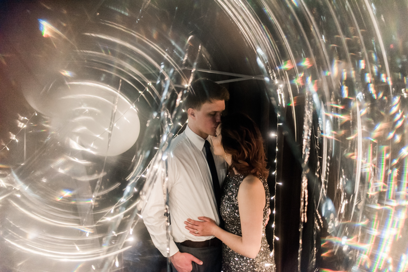 Wedding Photographers in Maryland Kusama Infinity Mirrors Galaxy Styled Shoot