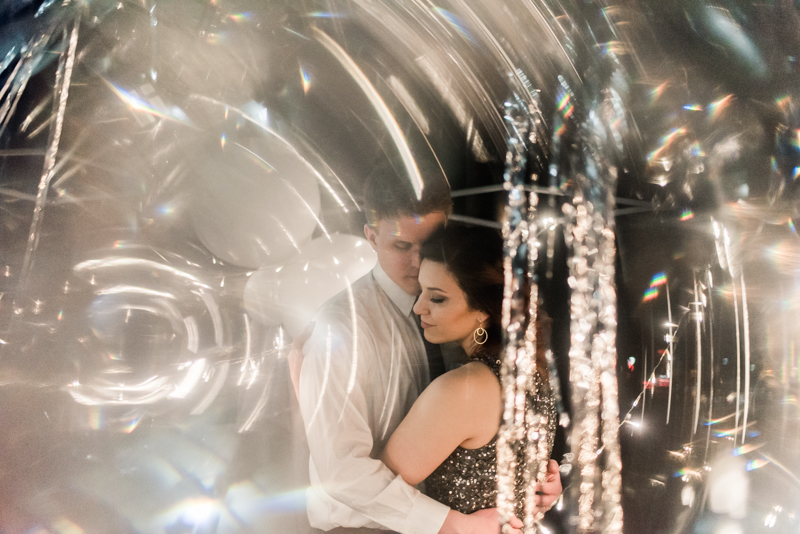 Wedding Photographers in Maryland Kusama Infinity Mirrors Galaxy Styled Shoot