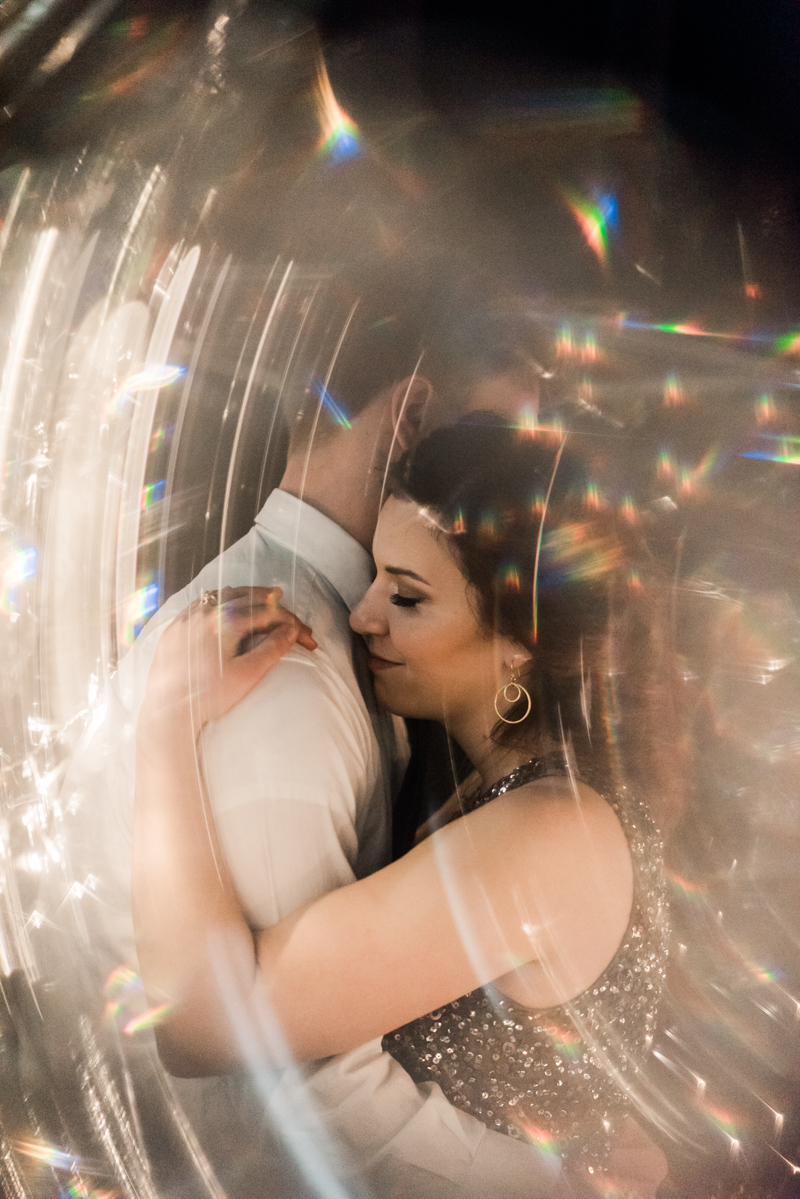 Wedding Photographers in Maryland Kusama Infinity Mirrors Galaxy Styled Shoot