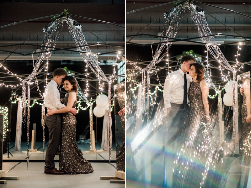 Wedding Photographers in Maryland Kusama Infinity Mirrors Galaxy Styled Shoot