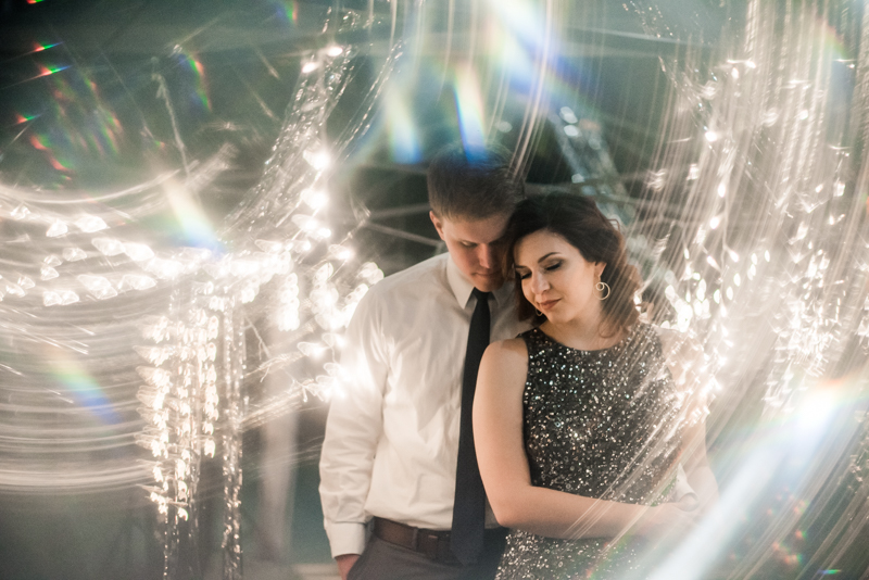 Wedding Photographers in Maryland Kusama Infinity Mirrors Galaxy Styled Shoot