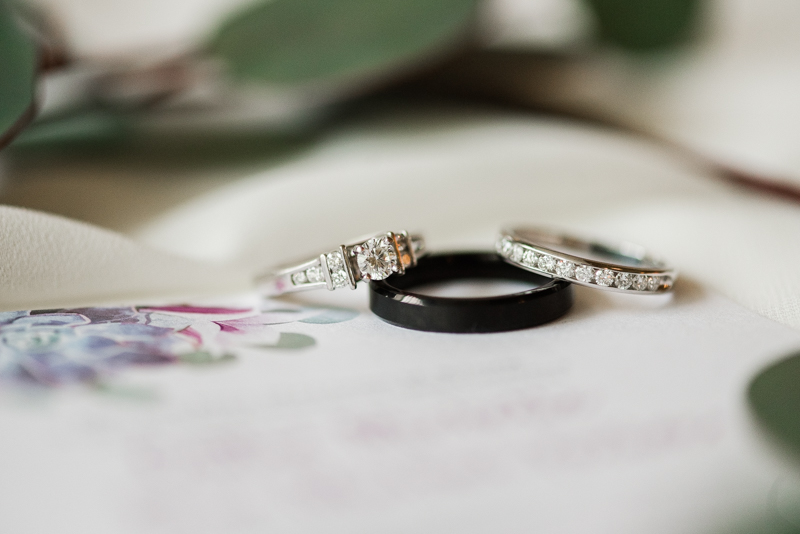 wedding photographers in Maryland Country Club of Maryland Rings