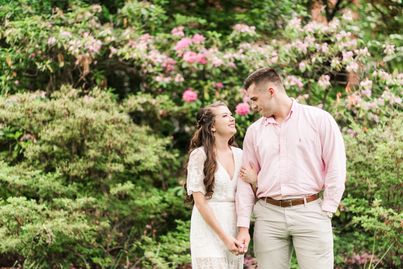 Wedding Photographers in Maryland Baltimore Engagement Sherwood Gardens