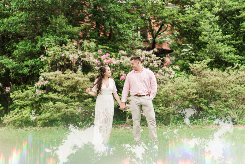 Wedding Photographers in Maryland Baltimore Engagement Sherwood Gardens