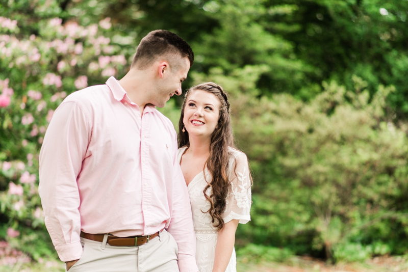 Wedding Photographers in Maryland Baltimore Engagement Sherwood Gardens