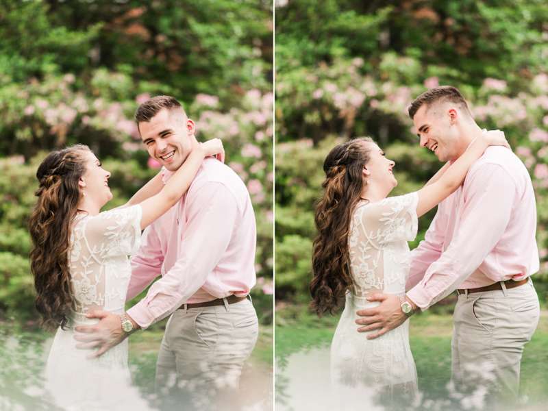 Wedding Photographers in Maryland Baltimore Engagement Sherwood Gardens