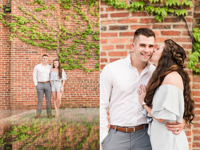 Wedding Photographers in Maryland Baltimore Engagement Federal Hill Visionary Art Museum