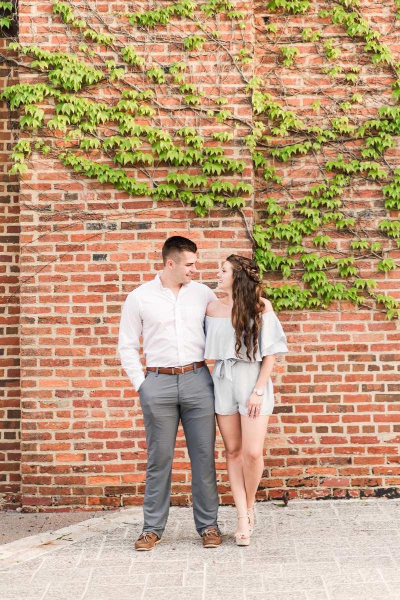 Wedding Photographers in Maryland Baltimore Engagement Federal Hill Visionary Art Museum