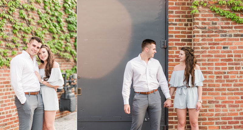 Wedding Photographers in Maryland Baltimore Engagement Federal Hill Visionary Art Museum