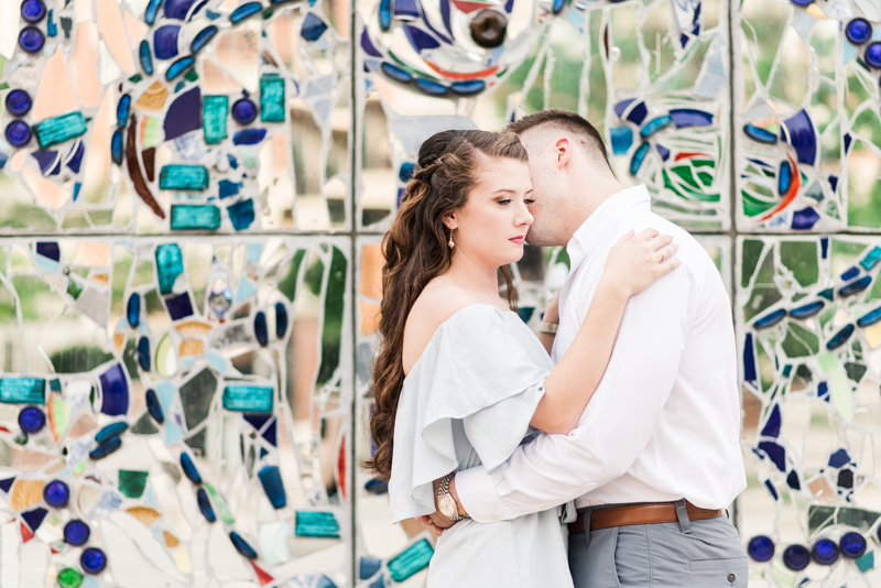 Wedding Photographers in Maryland Baltimore Engagement Federal Hill Visionary Art Museum