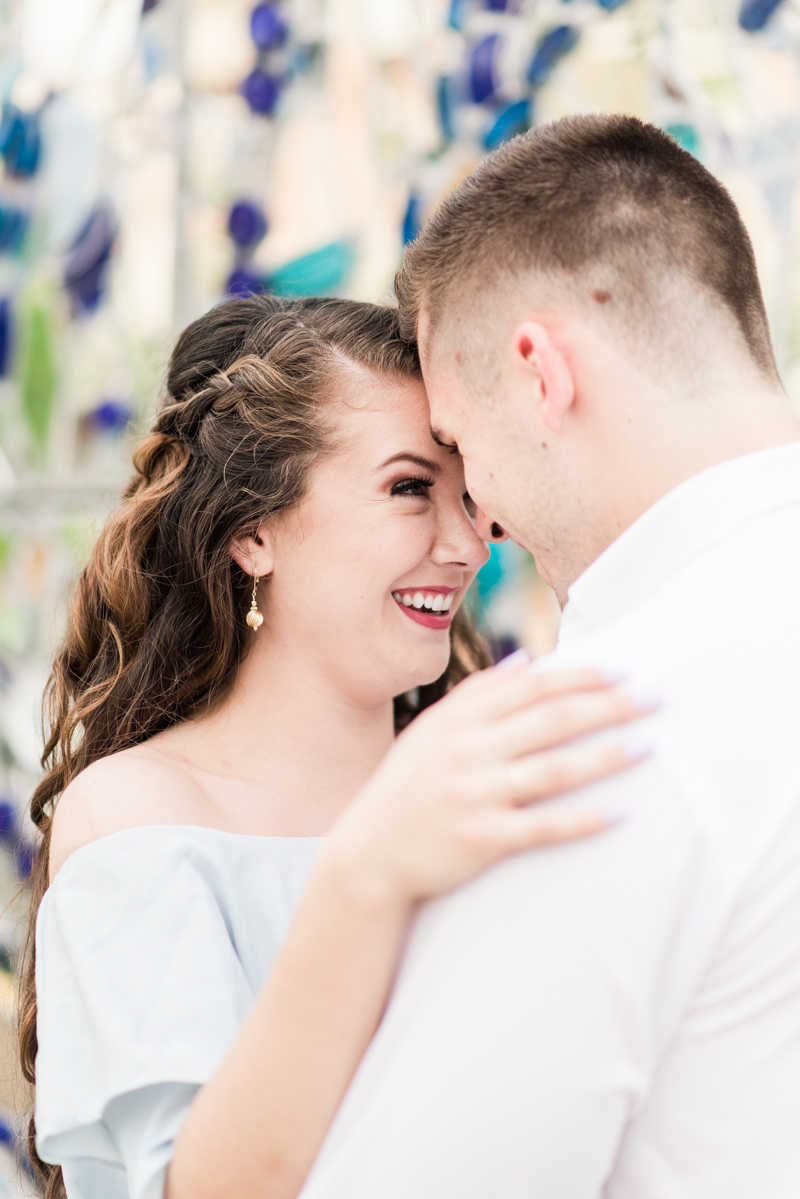 Wedding Photographers in Maryland Baltimore Engagement Federal Hill Visionary Art Museum