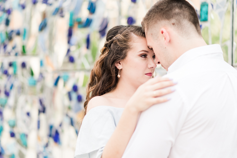 Wedding Photographers in Maryland Baltimore Engagement Federal Hill Visionary Art Museum