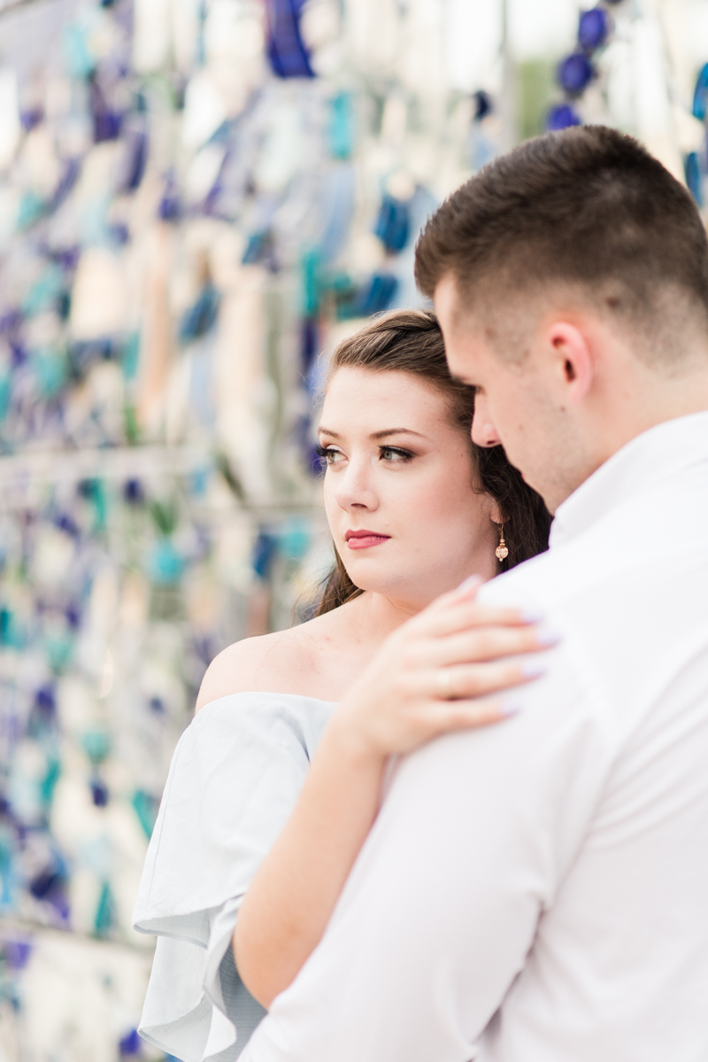 Wedding Photographers in Maryland Baltimore Engagement Federal Hill Visionary Art Museum