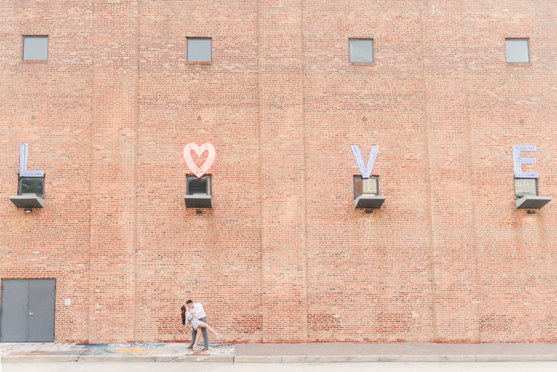 Wedding Photographers in Maryland Baltimore Engagement Federal Hill Visionary Art Museum