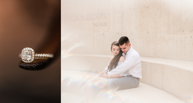 Wedding Photographers in Maryland Baltimore Engagement Federal Hill Visionary Art Museum