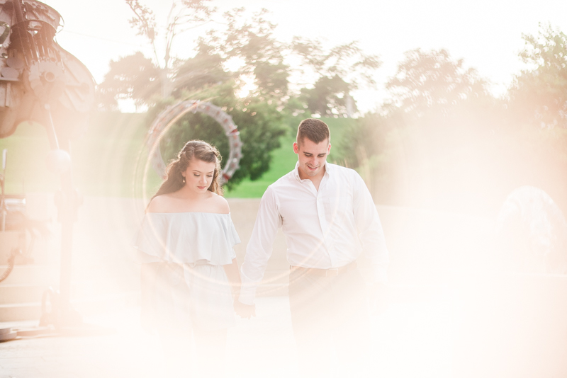 Wedding Photographers in Maryland Baltimore Engagement Federal Hill Visionary Art Museum