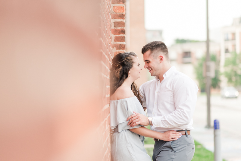 Wedding Photographers in Maryland Baltimore Engagement Federal Hill Visionary Art Museum