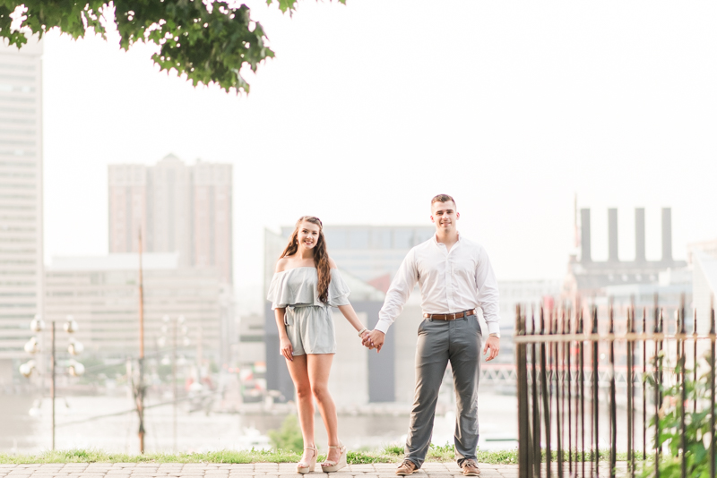 Wedding Photographers in Maryland Baltimore Engagement Federal Hill 