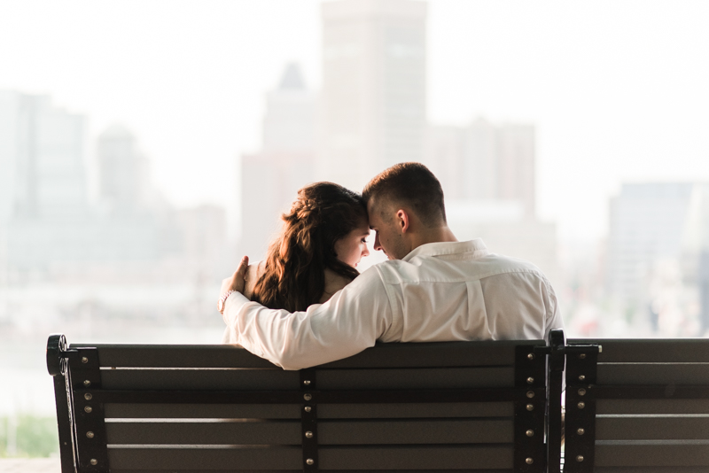 Wedding Photographers in Maryland Baltimore Engagement Federal Hill 