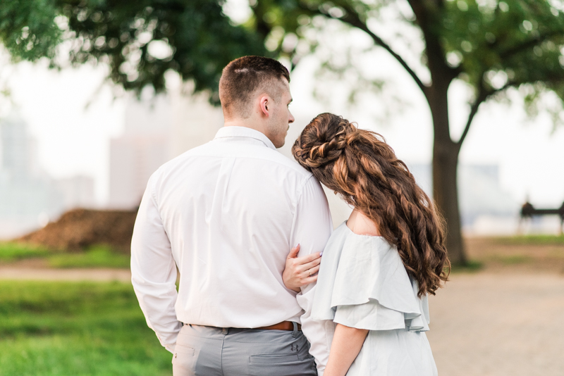 Wedding Photographers in Maryland Baltimore Engagement Federal Hill 