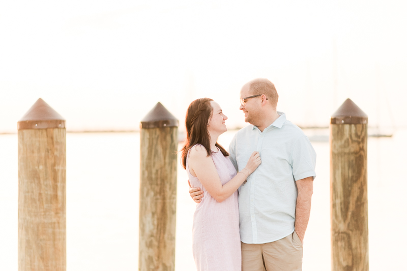 Wedding Photographers in Maryland Downtown Annapolis Engagement Waterfront Sunrise