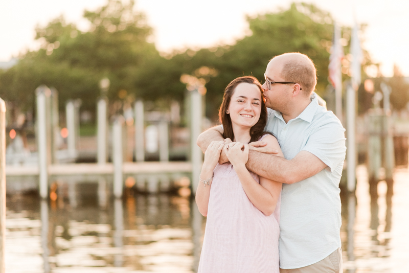 Wedding Photographers in Maryland Downtown Annapolis Engagement Waterfront Sunrise