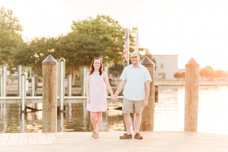 Wedding Photographers in Maryland Downtown Annapolis Engagement Waterfront Sunrise