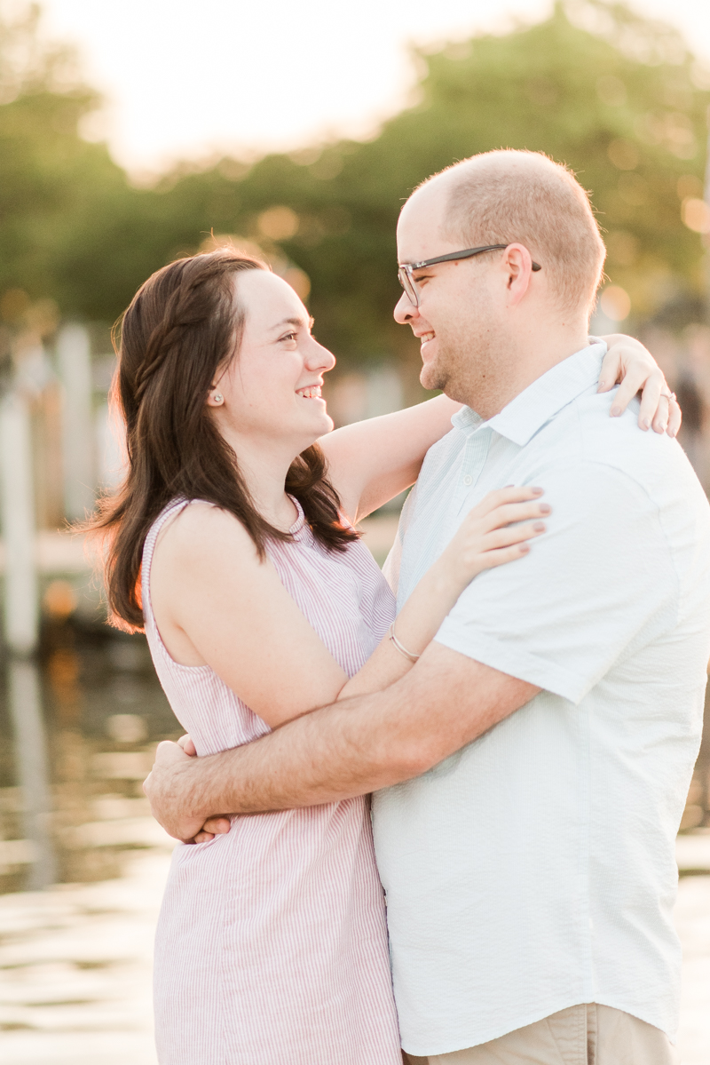 Wedding Photographers in Maryland Downtown Annapolis Engagement Waterfront Sunrise