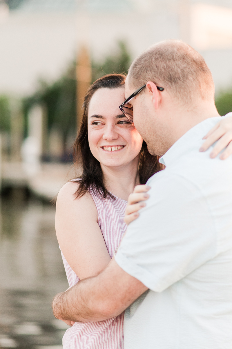 Wedding Photographers in Maryland Downtown Annapolis Engagement Waterfront Sunrise